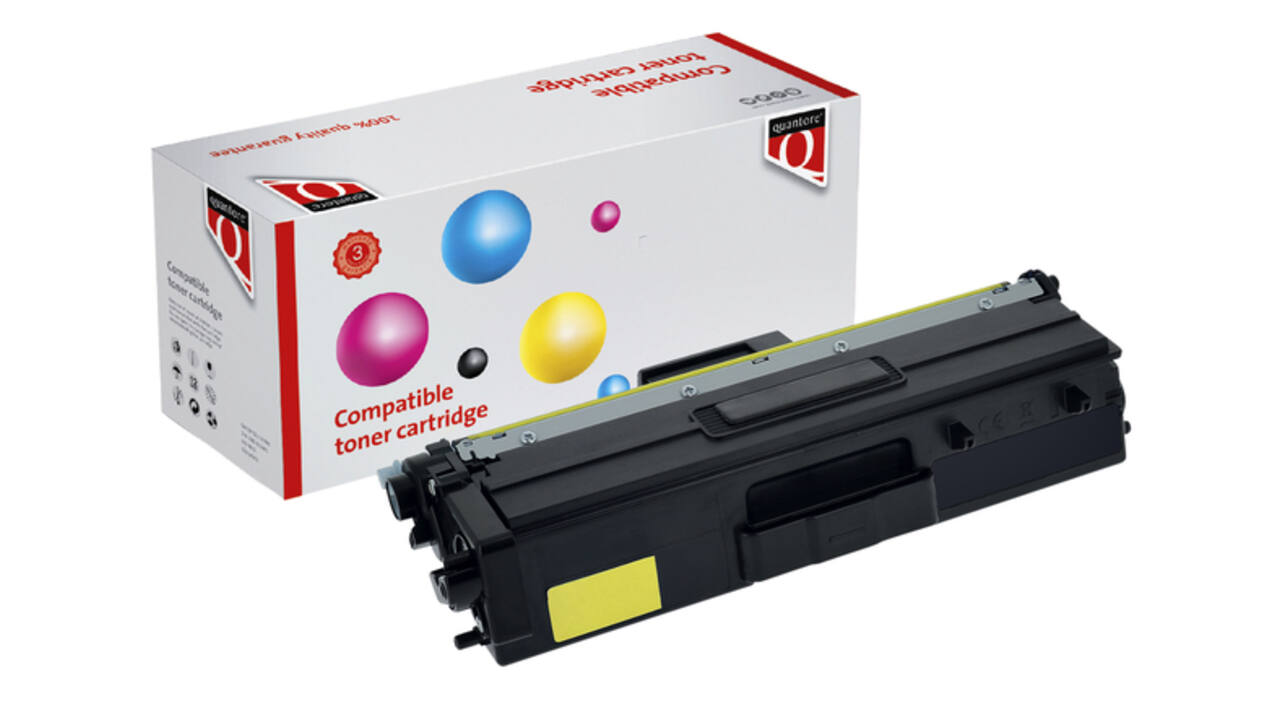 Toner Quantore alternatief tbv Brother TN-421Y geel