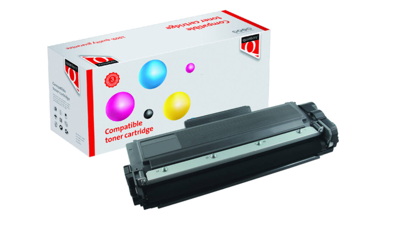 Toner Quantore alternatief tbv Brother TN-2420BK zwart
