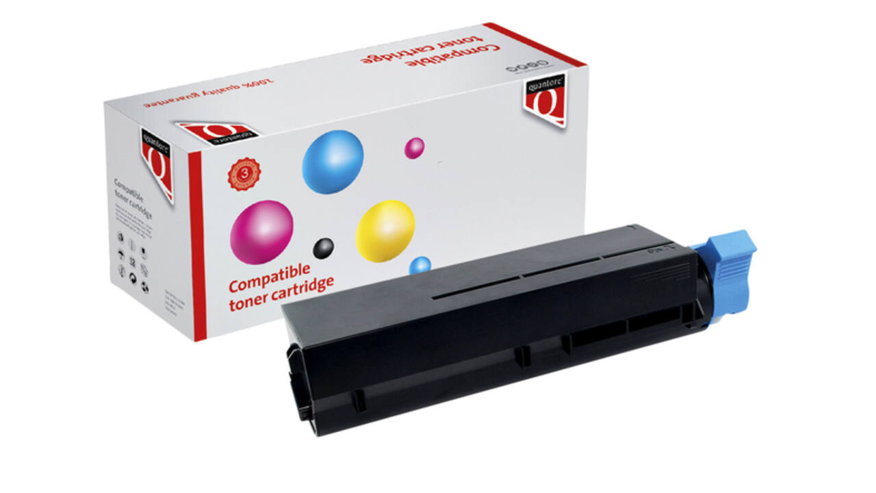Toner Quantore alternatief tbv Oki 45807106 zwart