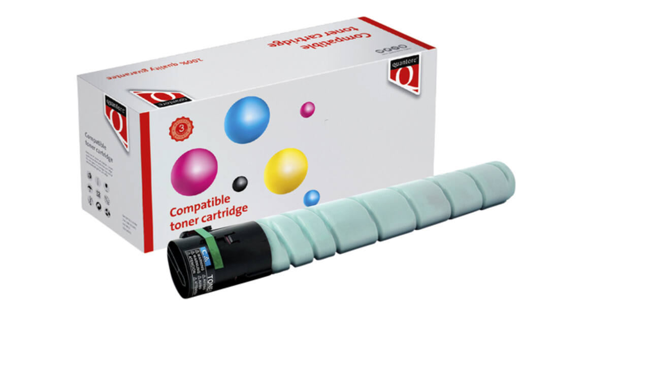 Toner Quantore alternatief tbv Konica Minolta TN-321C blauw