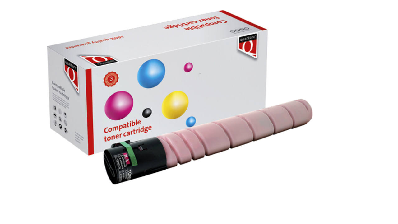 Toner Quantore alternatief tbv Konica Minolta TN-321M rood
