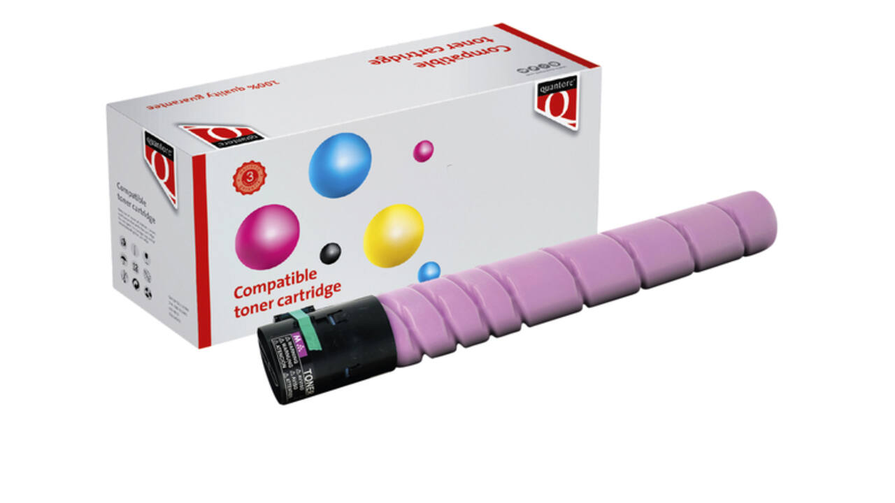 Toner Quantore alternatief tbv Konica Minolta TN-216M rood