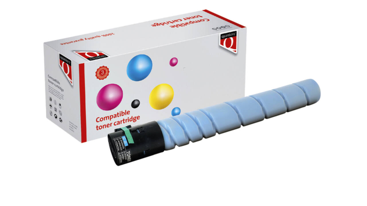 Toner Quantore alternatief tbv Konica Minolta TN-216C blauw