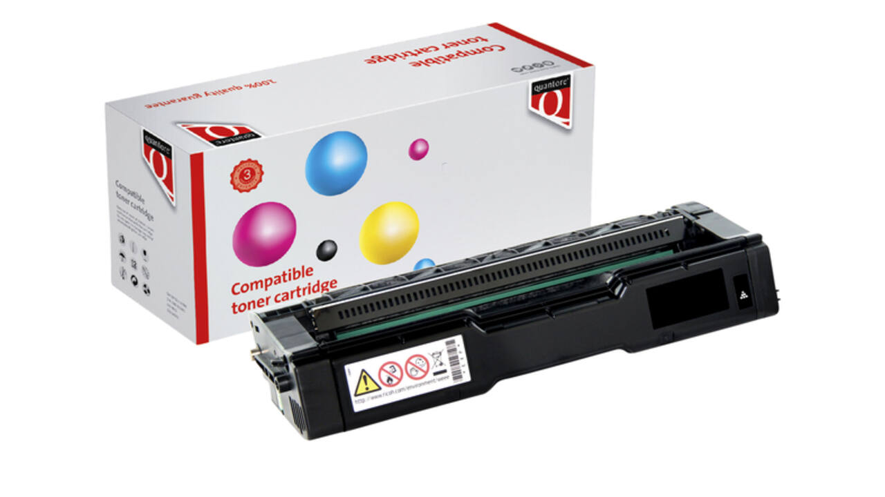 Tonercartridge Quantore alternatief tbv Ricoh 407543 zwart