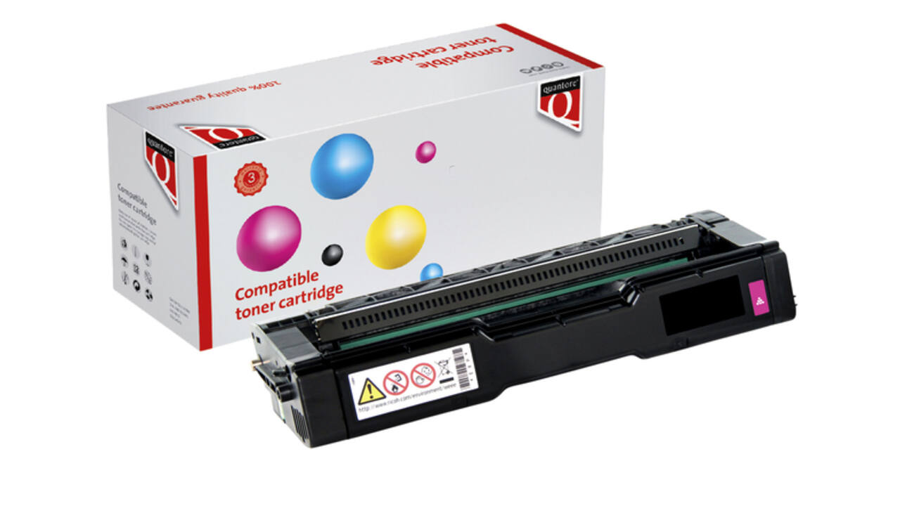 Toner Quantore alternatief tbv Ricoh 407718 rood
