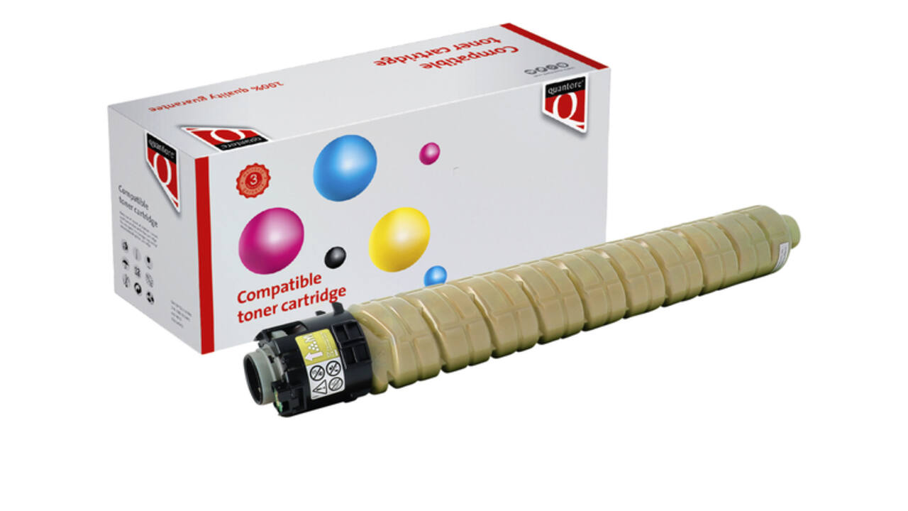 Toner Quantore alternatief tbv Ricoh 841818 geel