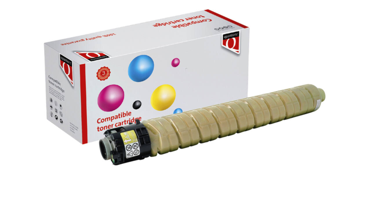 Toner Quantore alternatief tbv Ricoh 841926 geel