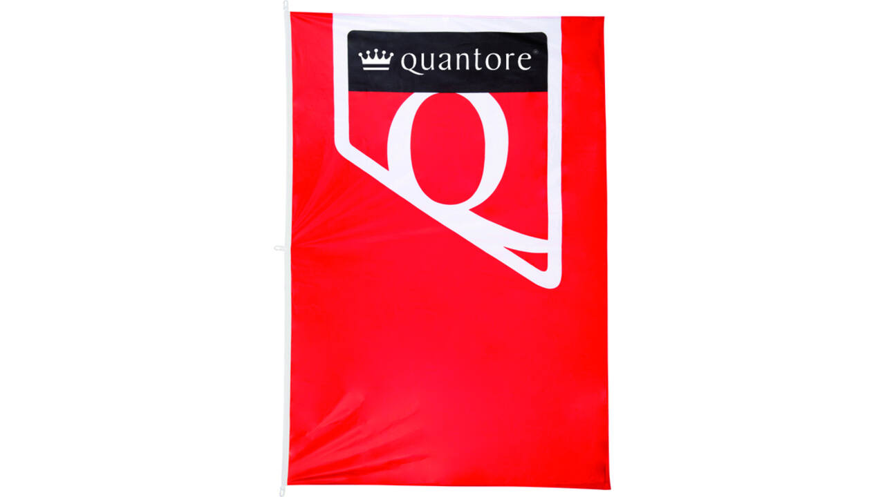 Huismerkvlag Quantore 150x225cm