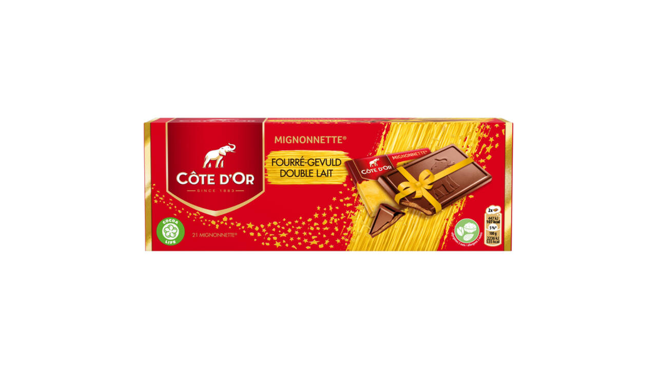 Chocolade Cote d'Or mignonnette Double Lait 21x10 gram