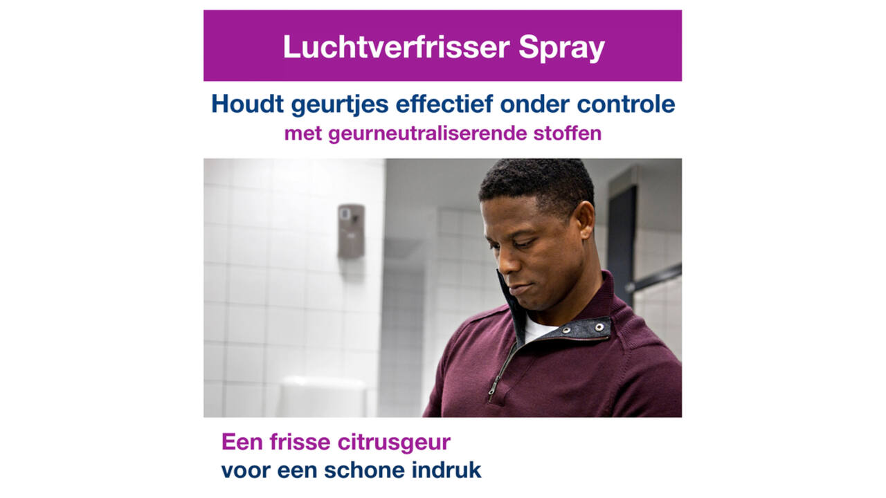 Luchtverfrisser Tork A1 Premium spray citrus 236050