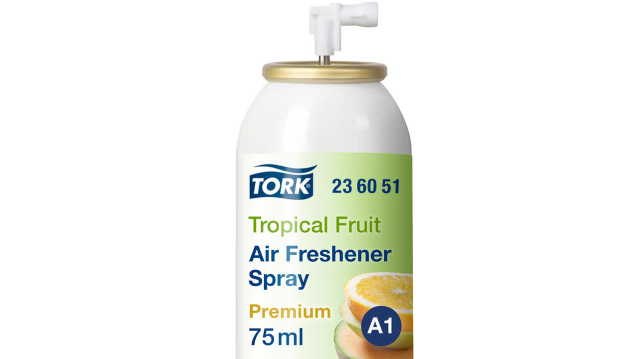 Luchtverfrisser Tork A1 Premium spray tropisch fruit 236051