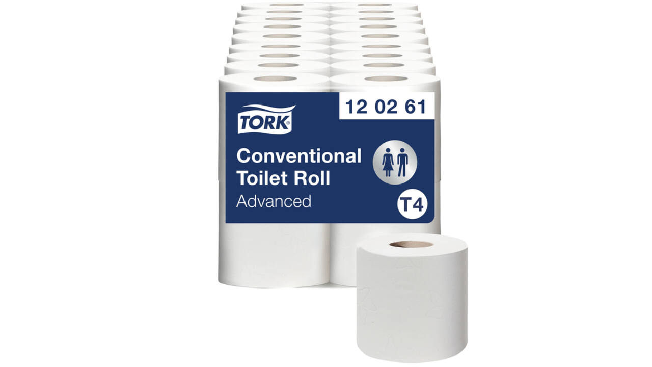 Toiletpapier Tork T4 Advanced 2-laags 493 vel wit 120261