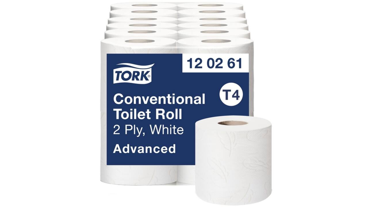 Toiletpapier Tork T4 Advanced 2-laags 493 vel wit 120261