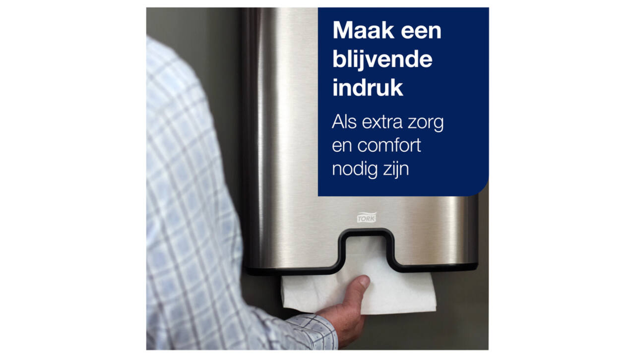 Handdoek Tork H2 Xpress Premium multifold 2-laags 212x340mm 21x100 vel wit 100297