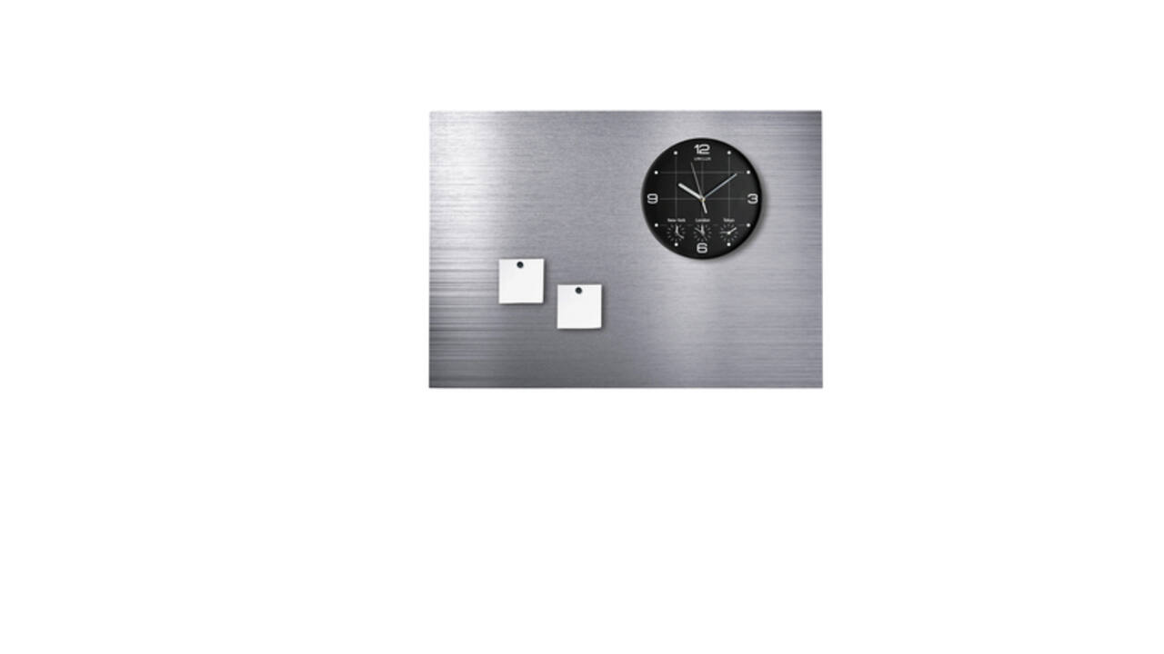 Wandklok Unilux On Time Ø 30.5cm zwart/wit