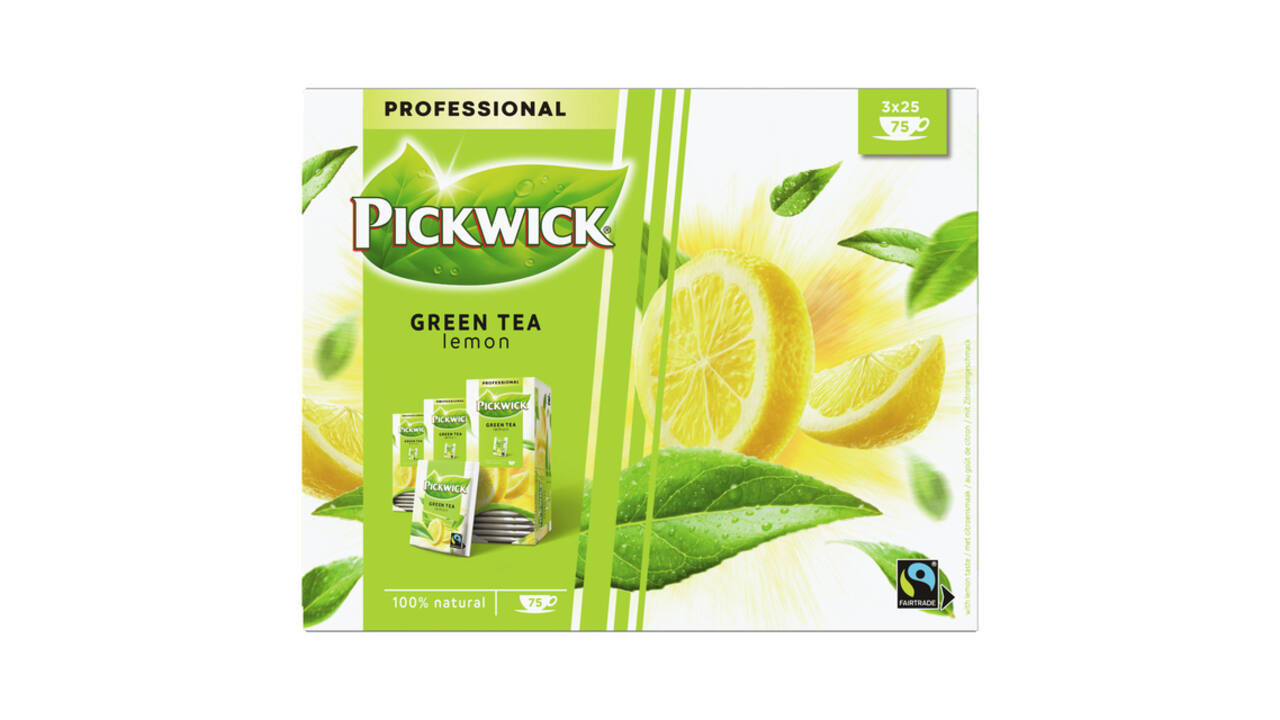 Thee Pickwick Fair Trade green lemon 25x1.5gr