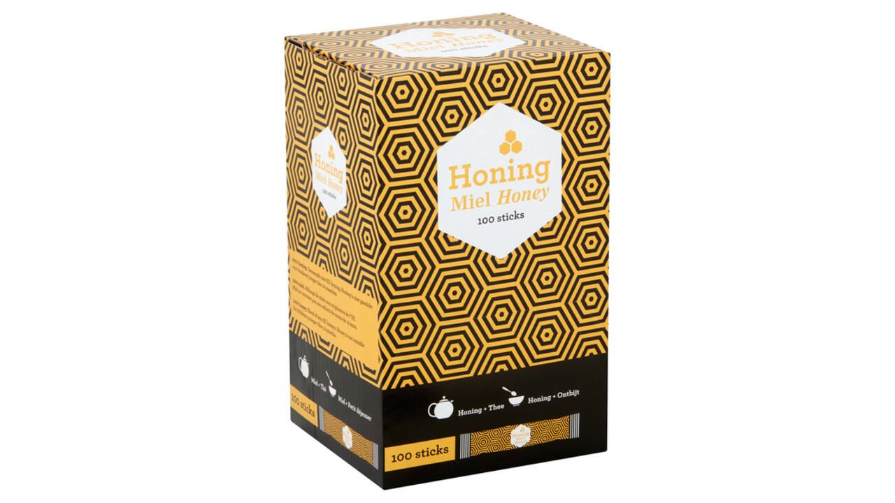 Honingsticks Van Oordt 100 stuks