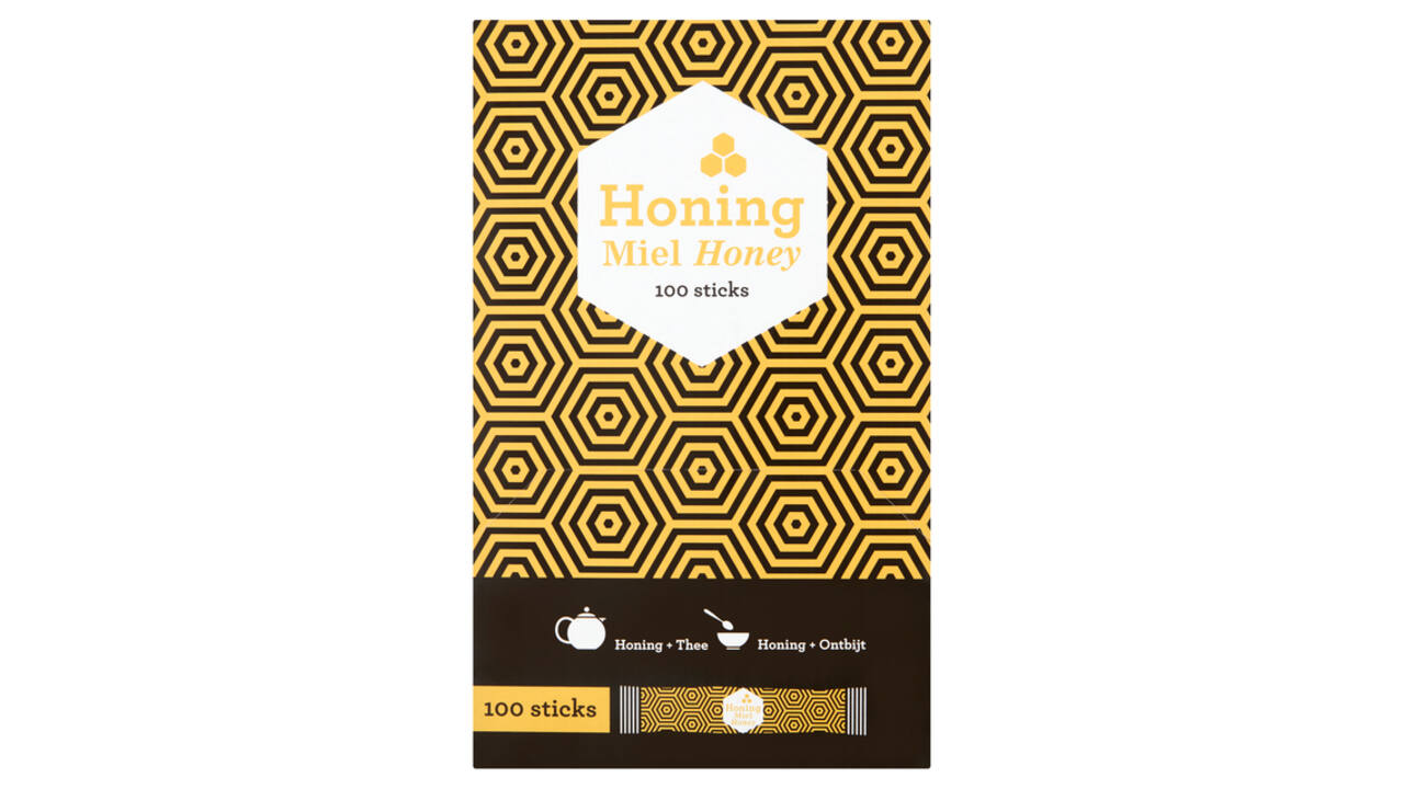 Honingsticks Van Oordt 100 stuks