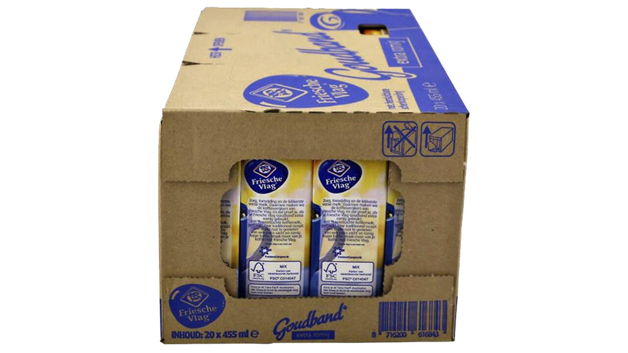 Koffiemelk Friesche Vlag goudband 455ml