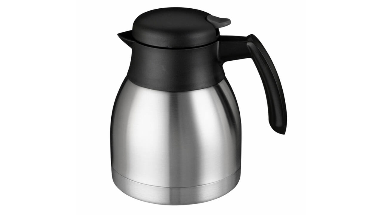 Thermoskan Bravilor dubbelwandig 1.2 liter RVS zwart