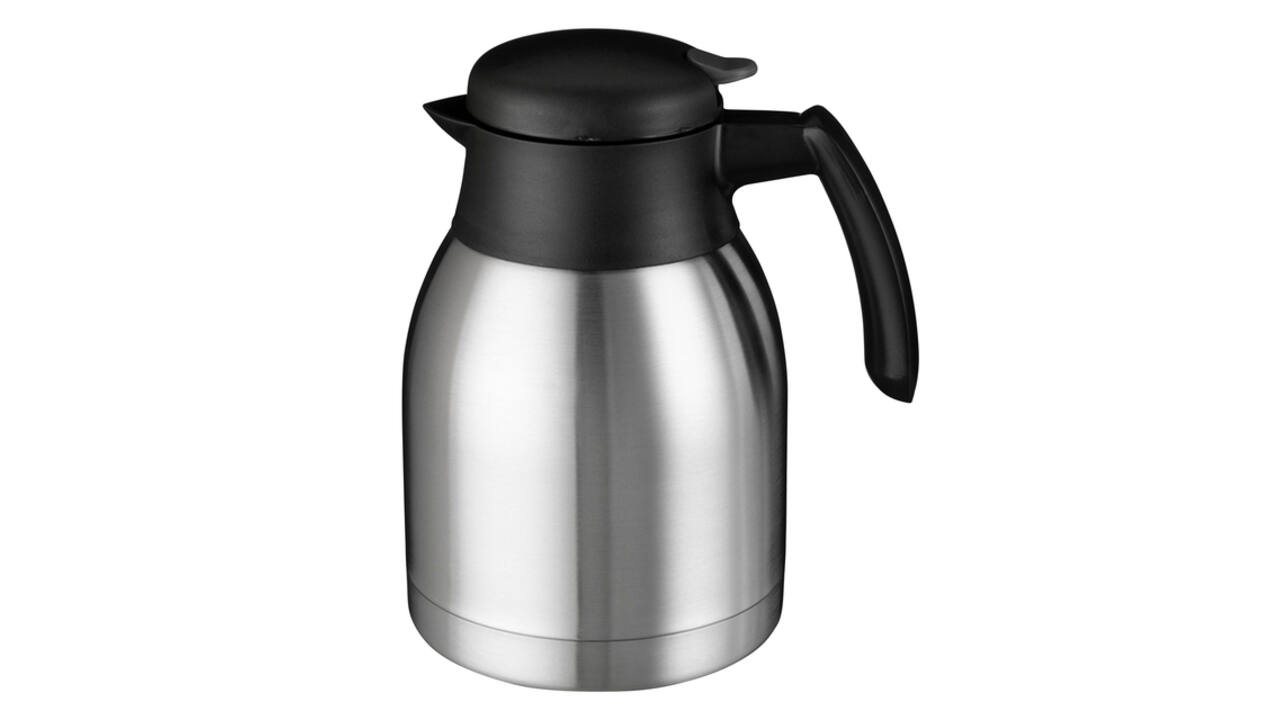 Thermoskan Bravilor dubbelwandig 1.5 liter RVS zwart