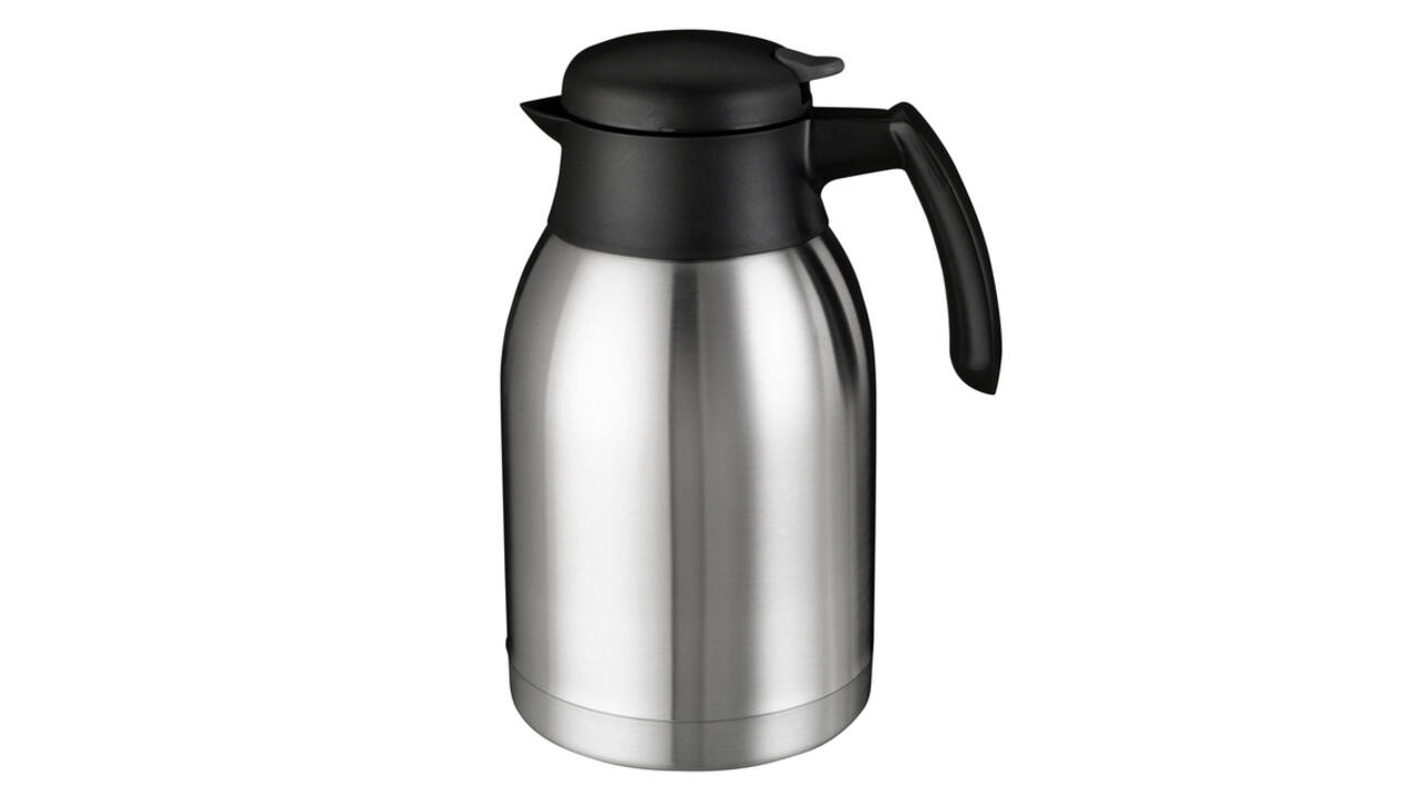 Thermoskan Bravilor dubbelwandig 2 liter RVS zwart