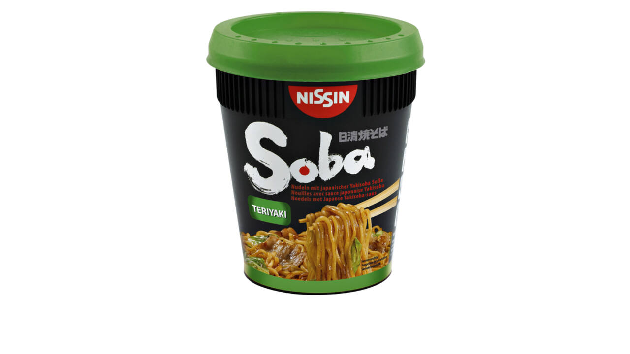 Noodles Nissin Soba teriyaki cup