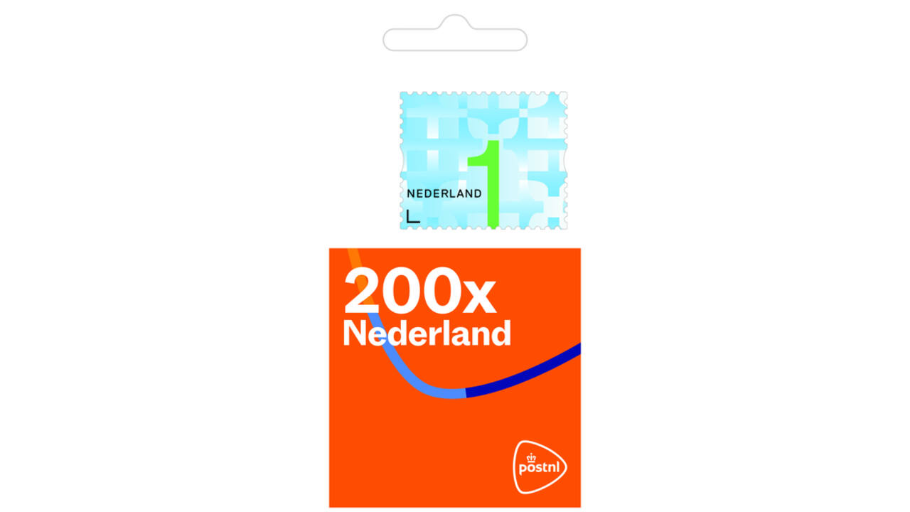 Postzegel Nederland Waarde 1 zelfklevend rol à 200 stuks