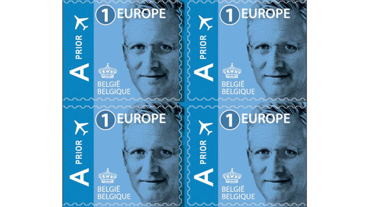 Postzegel Belgie Waarde 1 Europa pak à 50 stuks
