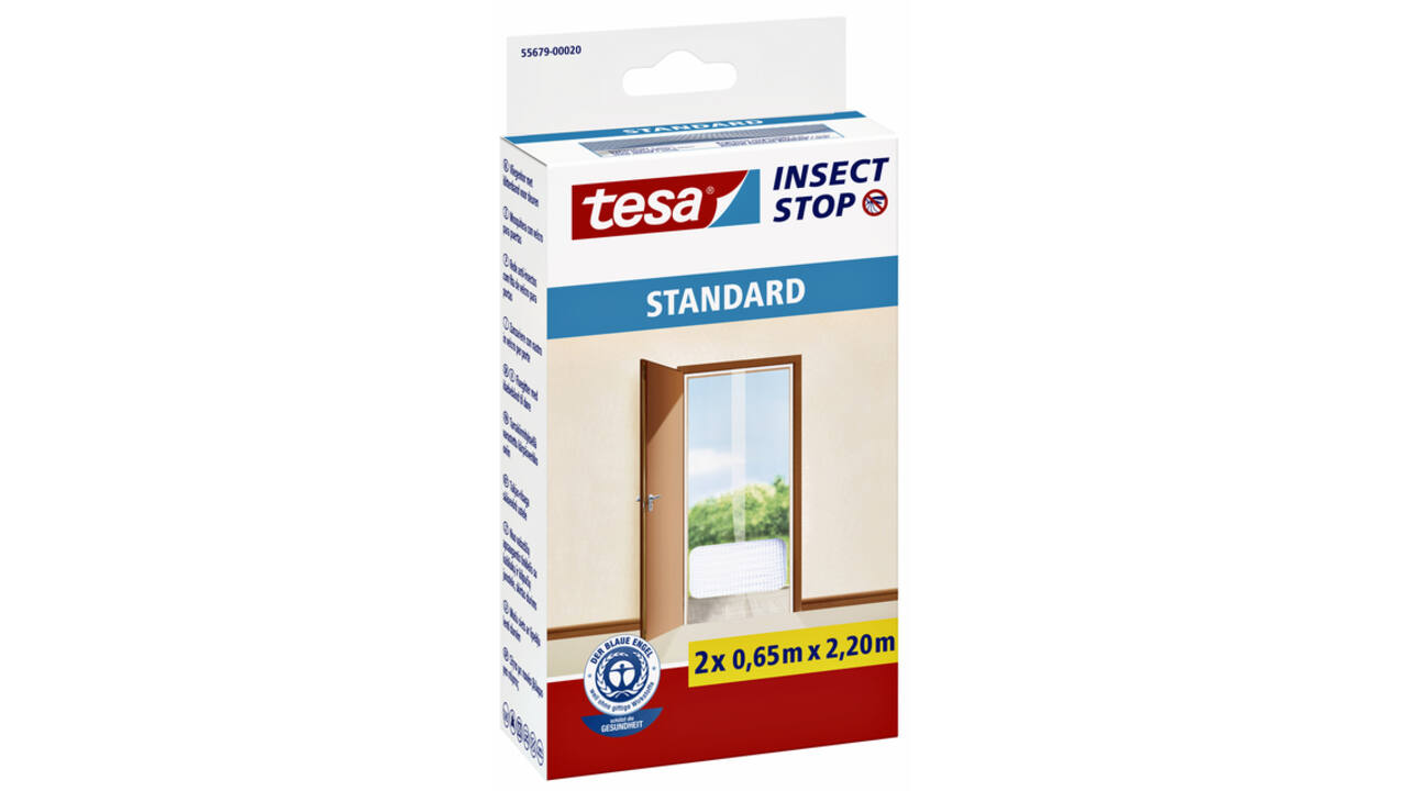 Insectenhor tesa® Insect Stop STANDARD deur 2x 0,65x2,20m antraciet