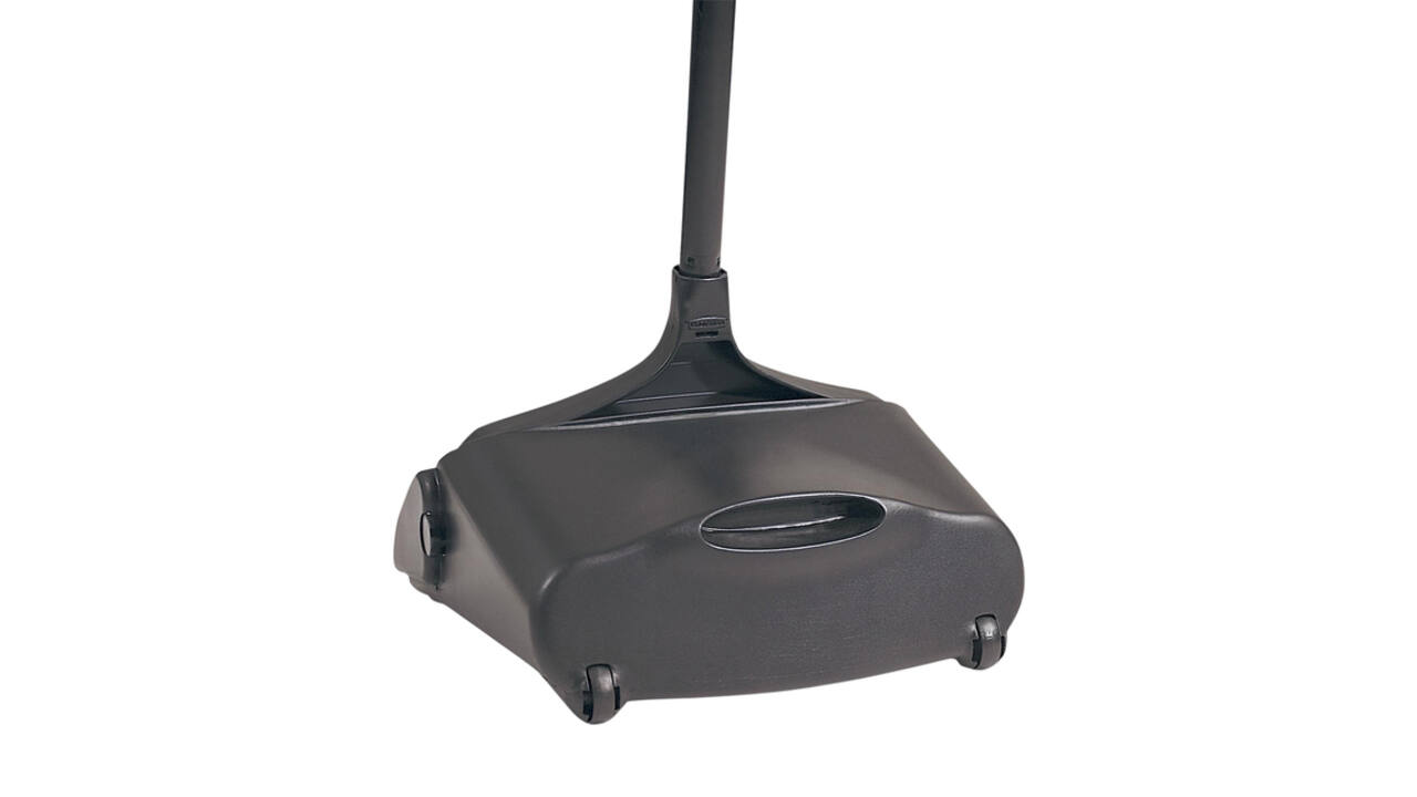 Stofblik Rubbermaid Executive Lobby Pro met lange steel zwart