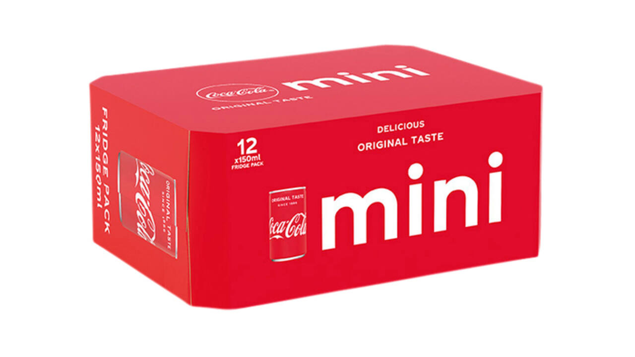 Frisdrank Coca Cola Regular blik 150ml