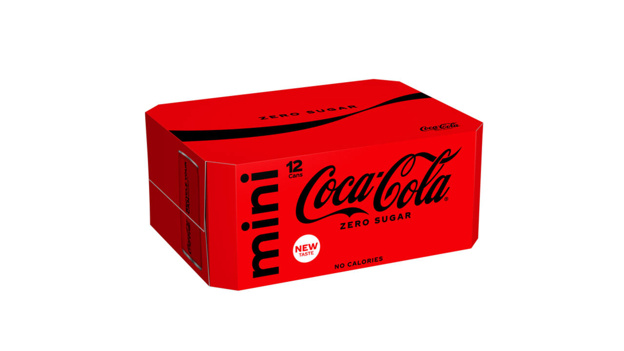 Frisdrank Coca Cola zero blik 150ml