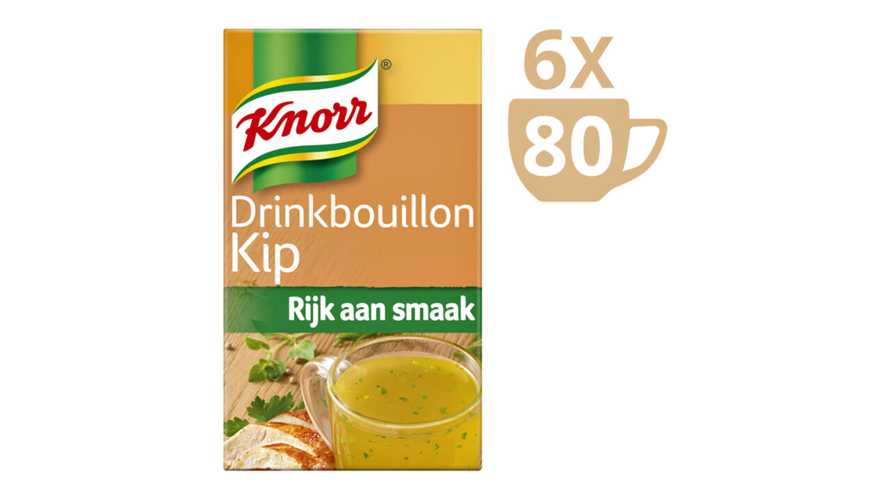 Drinkbouillon Knorr kip tuinkruiden 80 stuks