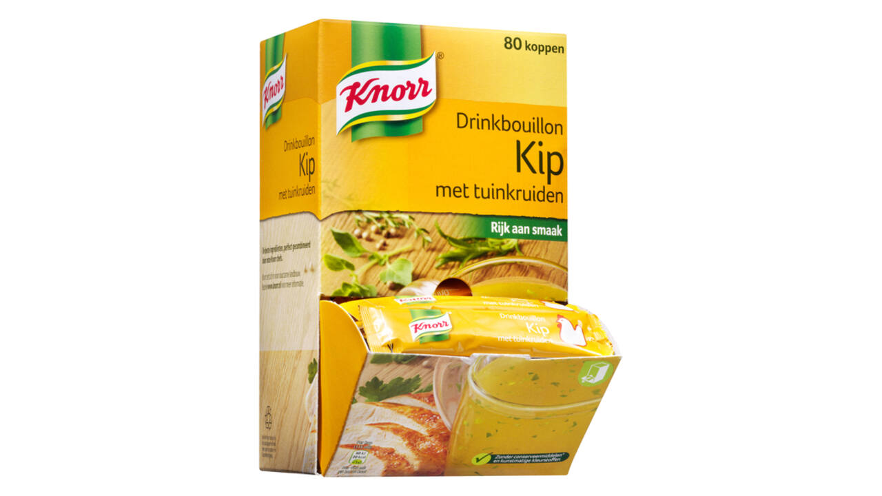 Drinkbouillon Knorr kip tuinkruiden 80 stuks