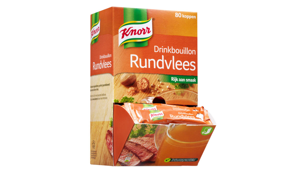 Drinkbouillon Knorr rundvlees 80 stuks