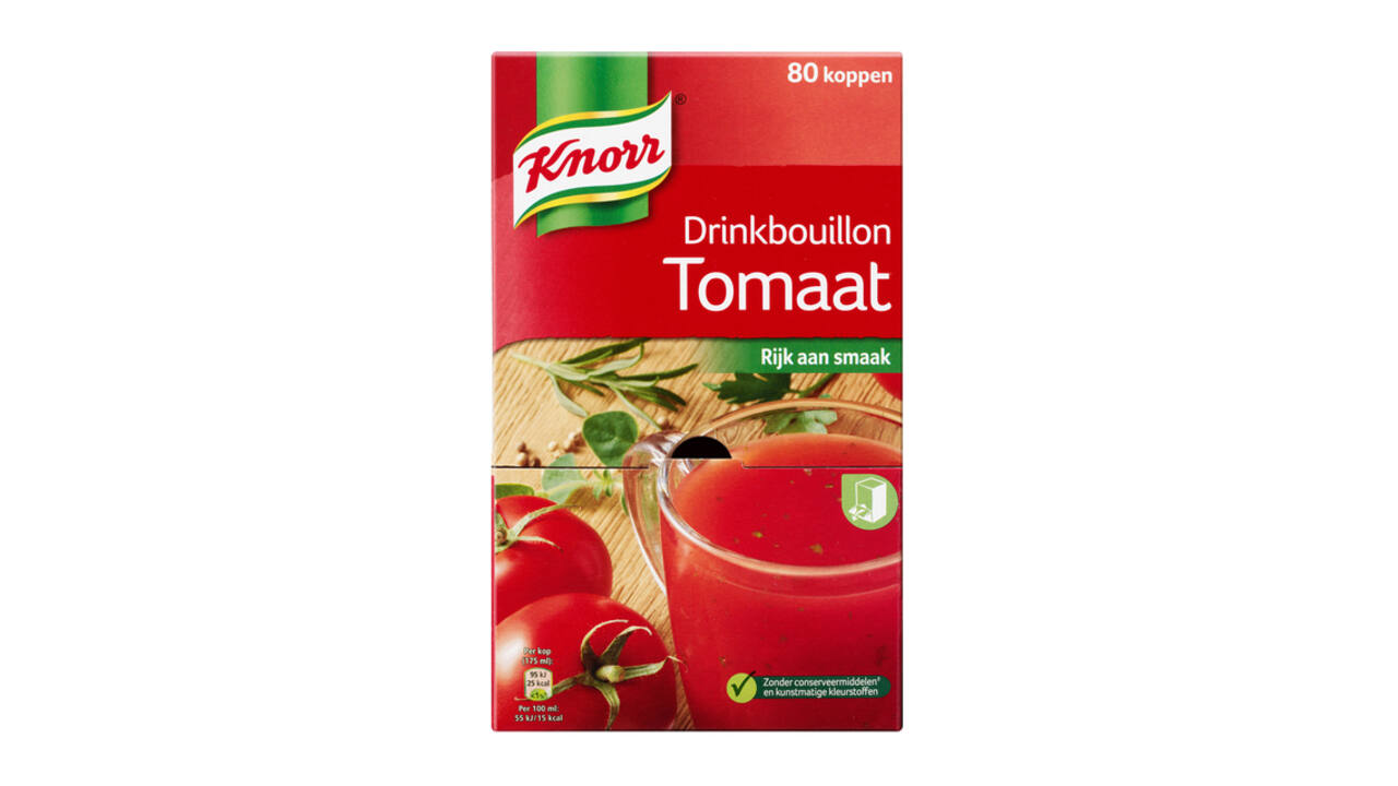 Drinkbouillon Knorr tomaat 80 stuks