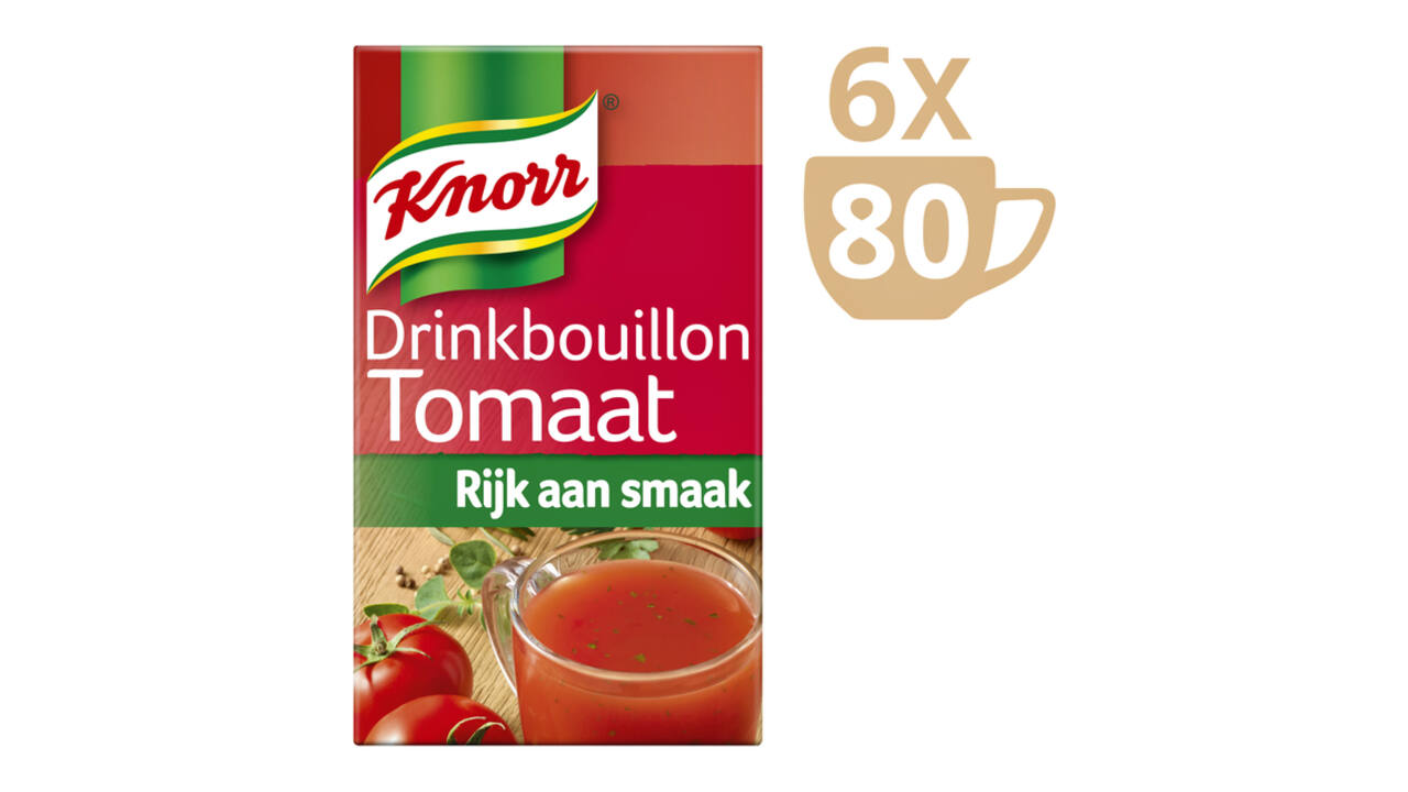 Drinkbouillon Knorr tomaat 80 stuks