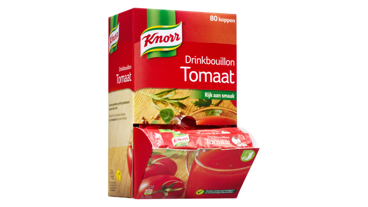 Drinkbouillon Knorr tomaat 80 stuks