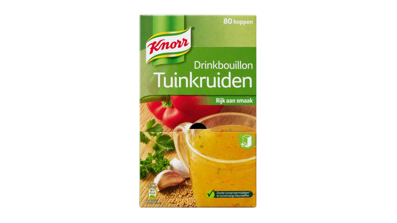Drinkbouillon Knorr tuinkruiden 80 stuks