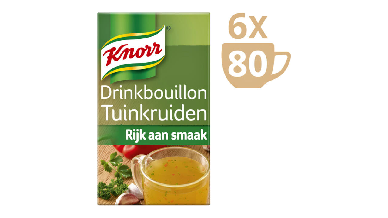 Drinkbouillon Knorr tuinkruiden 80 stuks