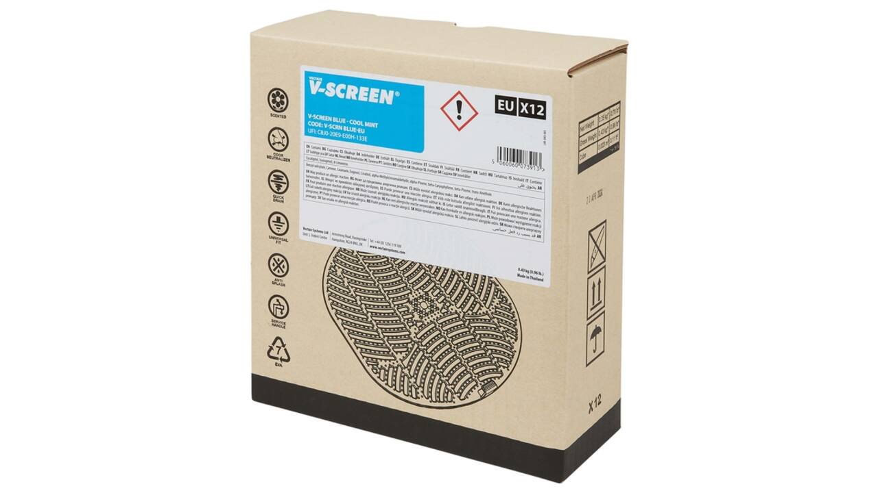 Urinoirmat V-screen Cool Mint