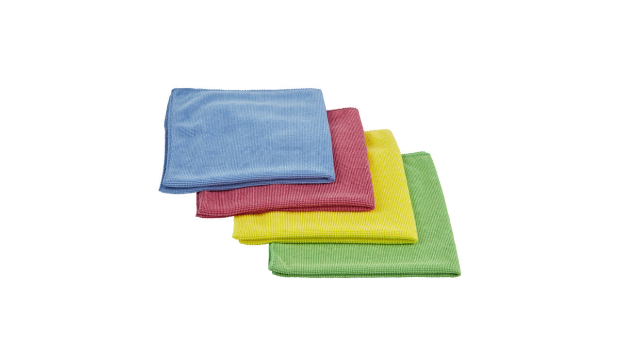 Microvezeldoek Scotch-Brite Essential 360x360mm rood 10 stuks