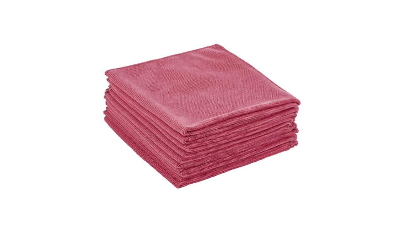 Microvezeldoek Scotch-Brite Essential 360x360mm rood 10 stuks