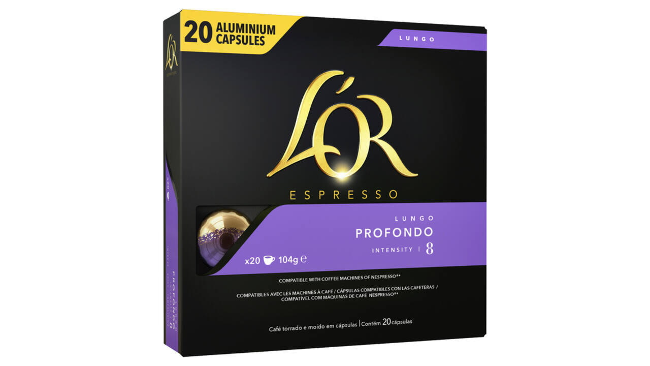 Koffiecups L'Or espresso Lungo Profondo 20 stuks