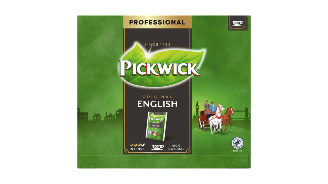 Thee Pickwick engelse melange 100x2gr met envelop