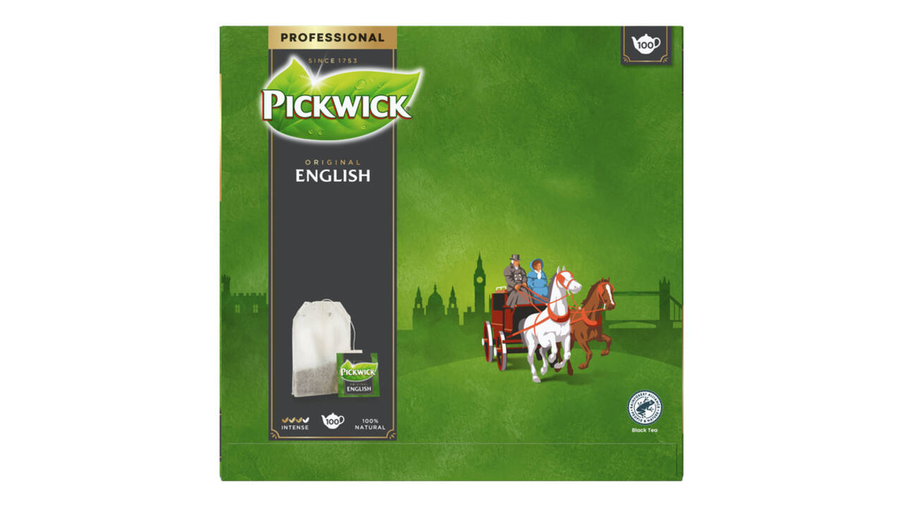 Thee Pickwick engelse melange 100x4gr zonder envelop