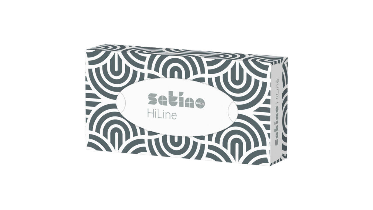 Facial tissues Satino HiLine 2-laags 100 vel wit 206450