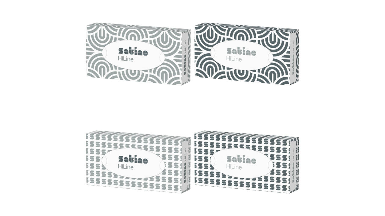 Facial tissues Satino HiLine 2-laags 100 vel wit 206450