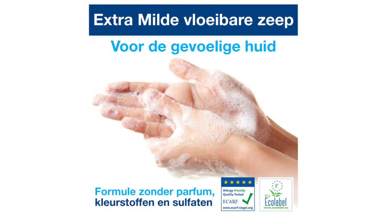 Handzeep Tork S1 Premium vloeibaar 1000ml gevoelige huid 420701